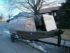 16.5 ft flat bottom Boat $$ -