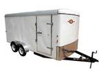 New 2013 7 x 16 enclosed cargo trailer with ramp door now only