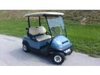 2010 Club Car Rare Atlantic Blue Precedent SS Golf Cart w/LIGHTS Mint