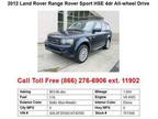 $63,900 2012 Land Rover Range Rover Sport HSE Baltic Blue Metallic 4dr