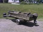 14 foot gamefisher boat 15 HP -