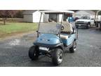 Custom Blue Golf Cart Club Car Precedent - Pristine Condition -