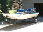 14' jon boat and trailer $900 obo -