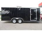 2013 NEW BLACK 8 1/2' x 20' plus V-nose Enclosed Cargo Trailer Tulsa