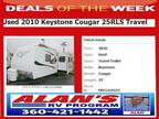 2010 Keystone Cougar Rear Queen Single Slide Out