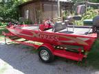 Red Express Bass Boat -