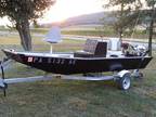 14 ft jon boat/trailor/15 hp electric start motor & xtras