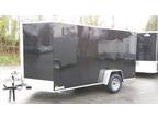 Super Sale New 6x12 V Nose Enclosed Trailer with Ramp -