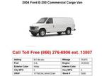 $11,800 2004 Ford E-250 Commercial White Cargo Van
