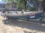 Wate 14 1/2 ft fishing boat with 15hp force motor