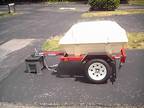 ultralite cargo trailer for motorcycle or small car