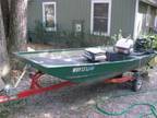 jon boat 2013 motor and trailer -