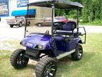 Purple n Black Ezgo Golf Cart w/ Warranty -