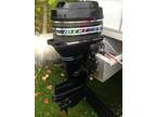 Mercury 500 50hp long shaft outboard with controls -
