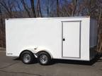 7x14 enclosed cargo trailer. V-nose