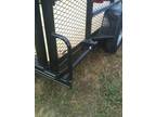 77x12' Tube Trailer and 2' Mesh Tube Gate Rear Assist Spring