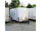 NEW!!!!6X12 Bull Nose Cargo Trailer with Rear Ramp