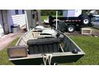 johnboat and trailer -