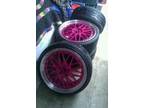 Set of 4 BBS LM with Tires (Cr