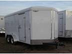 H&H 7X16 Enclosed Trailer with V-nose -