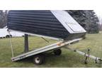 Enclosed 2 Place Snowmobile Trailer