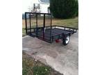 Carry-On Trailer 5-ft x 8-ft Wire Mesh Utility Trailer with Gate