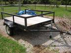 5' x 7' Older Used Open Utility Trailer