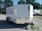 Enclosed Trailer 7x14 with v Nose and Side Door for sale