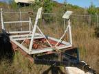 1980 Homemade Sailboat Cradle and Trailer