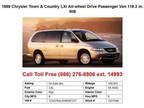 1998 Chrysler Town & Country LXi Red All-wheel Drive Passenger Van