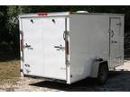 NEW White 6x12 Enclosed Trailers *Bargain* BUY ON SITE!