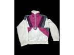 80s Kitex Women’s Ski White & Pink Jacket UK 12