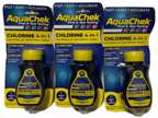 AquaChek Yellow 4 in 1 Test Strips for Pools Chlorine pack