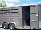 2015 CM 3 horse trailer./3m129