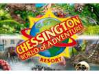2 x TICKETS FOR CHESSINGTON WORLD OF ADVENTURE SATURDAY 1st