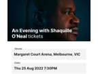 An Evening With Shaq Ticket X 2