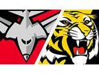 2 x Essendon vs Richmond Front Row A Wing AFL Tickets Level