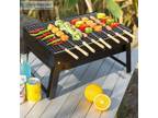 Outdoor charcoal barbeque grill