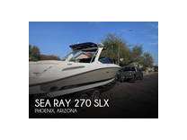 2008 sea ray 270 slx boat for sale