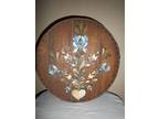 Round Tole Painted Cheese Box