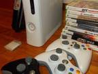 XBOX 360 with Xtras and 9 Game