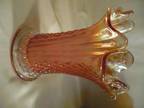 Carnival Glass Vase, Bowls, Oyster Plate- Fenton and other