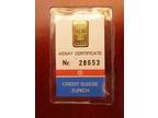 Details about �Credit Suisse 1 Gram .9999 Fine Gold Bar - Sealed
