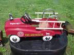 metro fire and rescue pedal car -