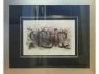 Miro colored lithograph signed on print - $350 (Malibu)