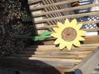 Large steel sunflower - $15 (Belvue)