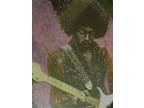 Jimi Hendrix canvas - $40 (macon)
