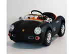 Porsche style 12V Kids Ride On Power Wheels Battery Toy Car-Dull Black