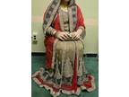 Pakistani Designer HSY Bridal Wedding Dress Lehenga Red and Gold Worn once
