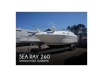 2000 sea ray 260 sundancer boat for sale